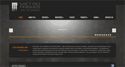 Desktop Screenshot of metrofinishes.com