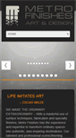 Mobile Screenshot of metrofinishes.com